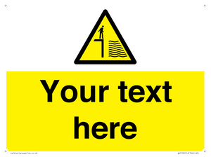 Custom Deep Water Sign